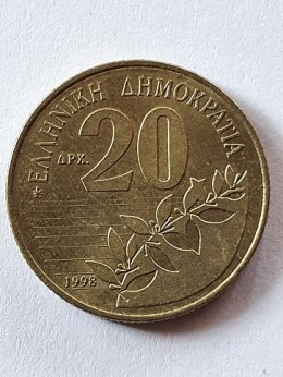 Grecja 20 Drachm 1998 r