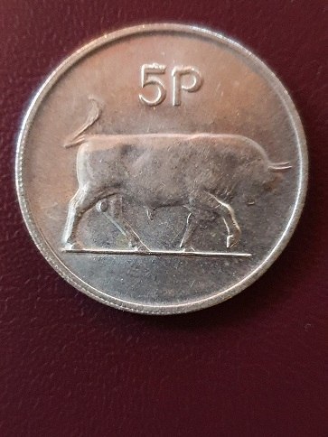 Irlandia 5 Pensów 1986 r