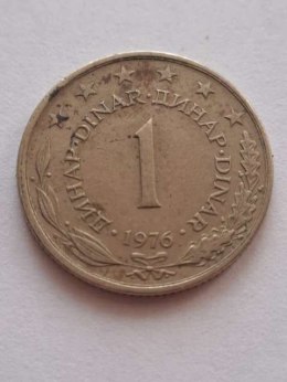 Jugosławia 1 Dinar 1976 r
