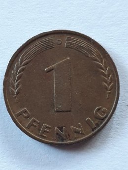 Niemcy 1 Pfennig 1950 r Litera D