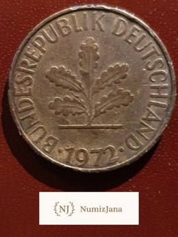 Niemcy 10 Pfennig 1972 r F
