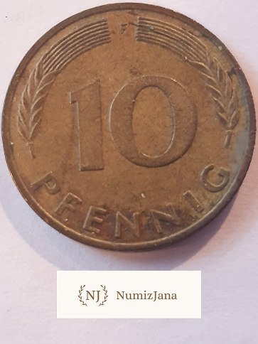 Niemcy 10 Pfenning 1977 r F
