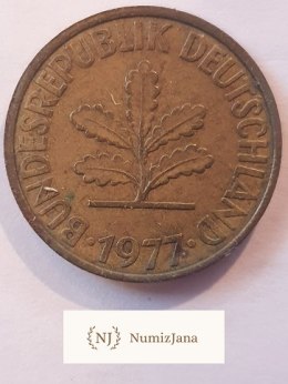 Niemcy 10 Pfenning 1977 r F