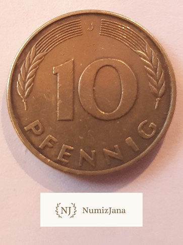 Niemcy 10 Pfenning 1982 r J