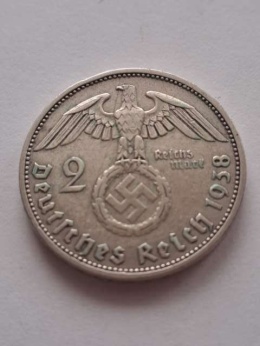 Niemcy 2 Marki Hindenburg 1938 r A