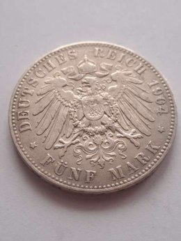 Niemcy 5 Marek Prusy 1904 r