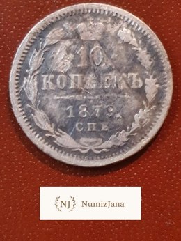 Rosja 10 Kopiejek Aleksander ll 1879 r