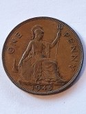 Wielka Brytania 1/2 Penny 1943 r