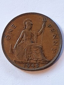 Wielka Brytania 1/2 Penny 1943 r