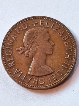 Wielka Brytania 1/2 Penny 1967 r