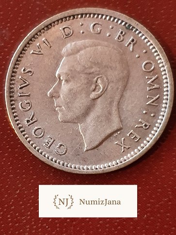 Wielka Brytania 3 Pensy 1941 r
