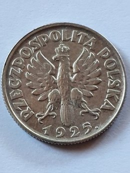 1 zł Żniwiarka 1925 rok z kropką