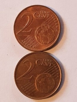 2 Eurocent Lot 2 szt