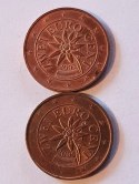 2 Eurocent Lot 2 szt
