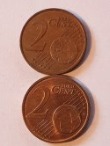 2 Eurocent Lot 2 szt
