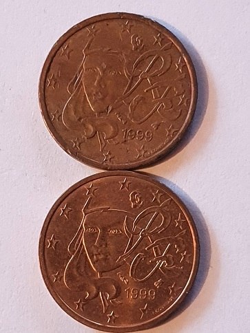 2 Eurocent Lot 2 szt