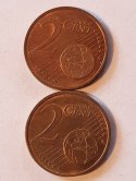 2 Eurocent Lot 2 szt