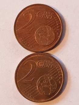 2 Eurocent Lot 2 szt