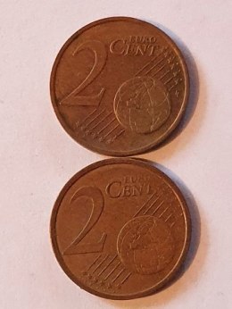 2 Eurocent Lot 2 szt