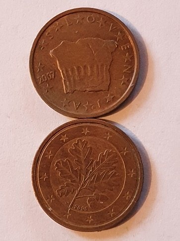 2 Eurocent Lot 2 szt