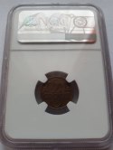 2 Grosze 1937 r stan NGC MS 63 BN