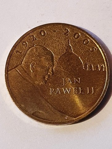 2 zł Jan Paweł ll 2005 r