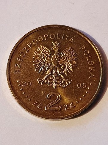 2 zł Jan Paweł ll 2005 r