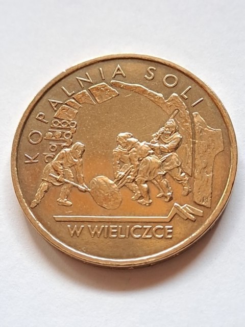 2 zł Kopalnia Soli w Wieliczce 2001