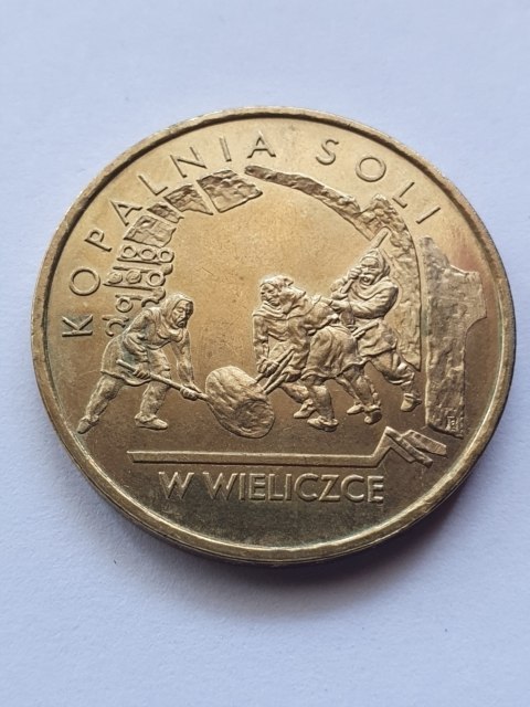 2 zł Kopalnia Soli w Wieliczce 2001