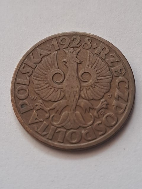 5 groszy 1928 rok