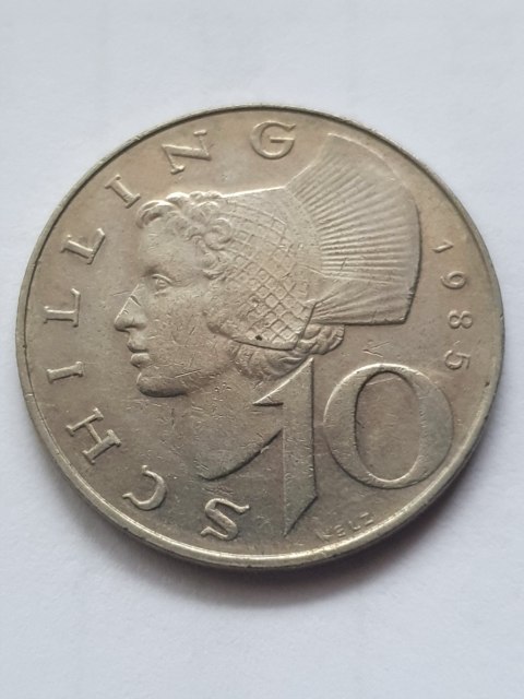 Austria 10 Schilling 1985 r