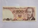 Banknot 100 zł Ludwik Waryński 1986 r seria RR