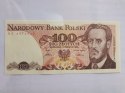 Banknot 100 zł Ludwik Waryński 1986 r seria RR