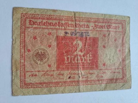 Banknot 2 marki 1920 r