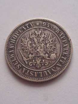 Finlandia 1 Markka Aleksander II1890 r