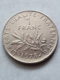 Francja 1 Frank 1978 r