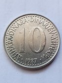Jugosławia 10 Dinarów 1987 r