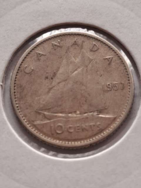 Kanada 10 Centów 1957 r