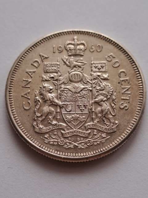 Kanada 50 centów Elżbieta II 1960 r