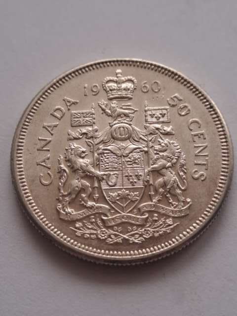 Kanada 50 centów Elżbieta II 1960 r
