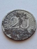 Królestwo Polskie 20 Fenigów 1918 r