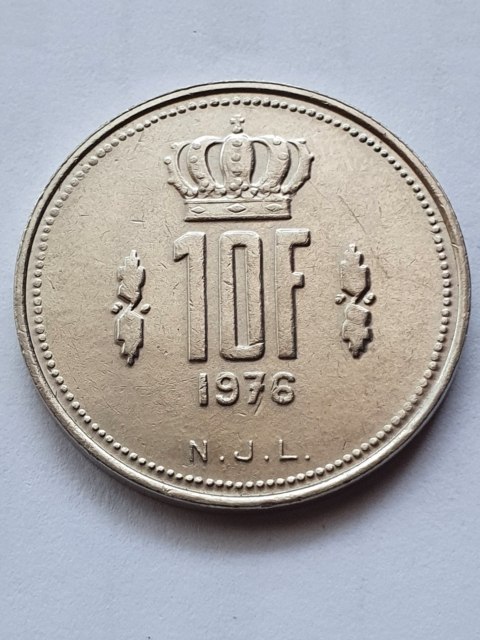 Luksemburg 10 Franków 1976 r