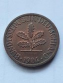 Niemcy 1 Pfenning 1984 G