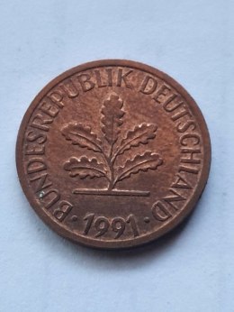 Niemcy 1 Pfenning 1991 r G