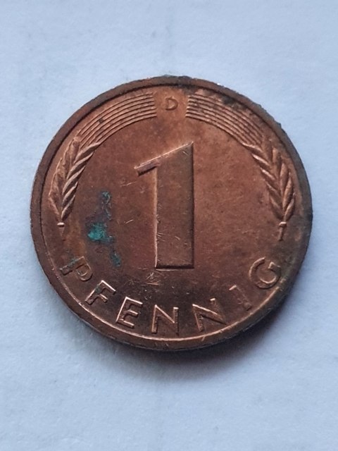 Niemcy 1 Pfenning 1996 r D