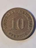 Niemcy 10 Pfennig 1897 r A