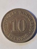 Niemcy 10 Pfennig 1908 r A