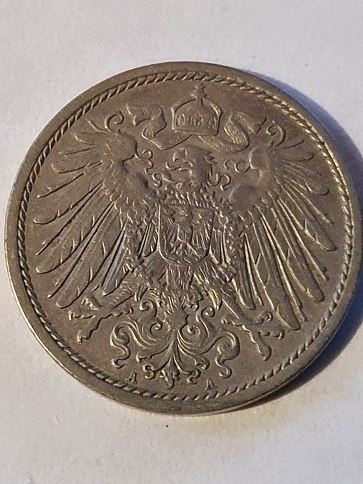 Niemcy 10 Pfennig 1908 r A