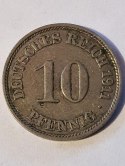 Niemcy 10 Pfennig 1911 r A