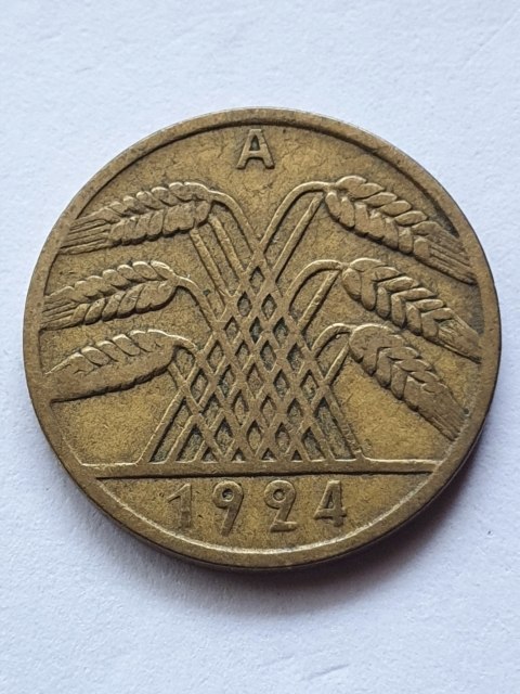 Niemcy 10 Pfennig 1924 r A
